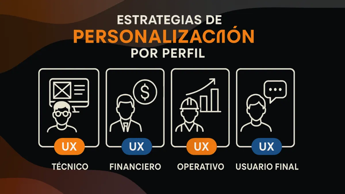 Estrategias de personalización UX B2B según perfiles de compra corporativos