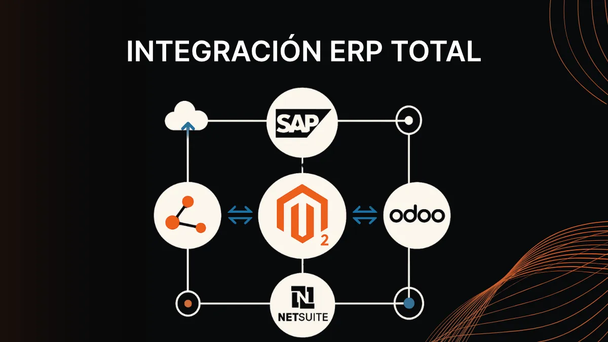 Integración ERP Magento 2 reabastecimiento automatizado mayoristas
